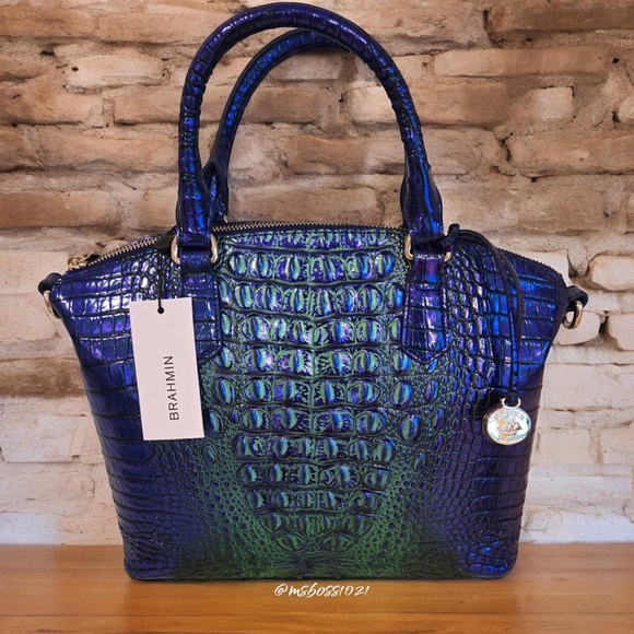 Brahmin Duxbury Royalty Ombré Melbourne Leather NWT - Picture 6 of 9
